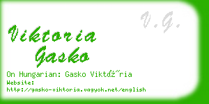 viktoria gasko business card